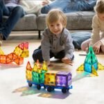 Colorful Magnetic Tiles 60Pcs - Image 9